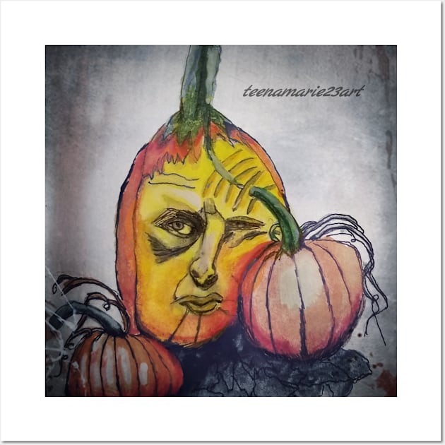 Pumpkin Wall Art by teenamarie23art